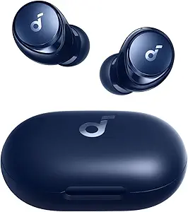 Soundcore by Anker Space A40 Auto-Adjustable Active Noise Cancelling Wireless Earbuds, Reduce Noise by Up to 98%, 50H Playtime, Hi-Res Sound, Comfortable Fit, App Customization(Renewed) asin的图片