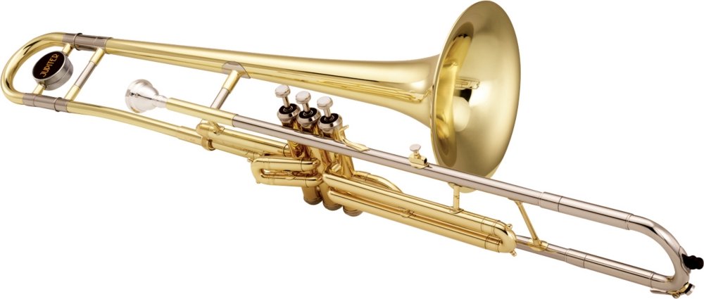 Jupiter 530 Series C Valve Trombone, Lacquer Yellow Brass