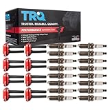 TRQ Ignition Coil & Spark Plug Kit Iridium 24 Piece Compatible with 2009-2022 Dodge Charger Durango 2009-2021 Jeep Grand Cherokee 2014-2021 Chrysler 300 2011-2021 Ram 1500 2011-2018 2500 3500 5.7L V8