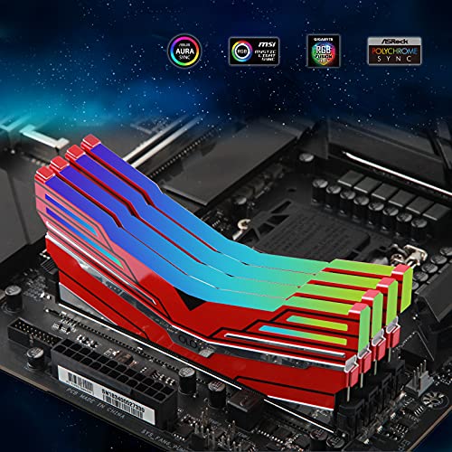 Image of OLOy DDR4 RAM 16GB (2x8GB) Warhawk Aura Sync RGB 3000 MHz CL16 1.35V 288-Pin Desktop Gaming UDIMM (MD4U083016BCDA)