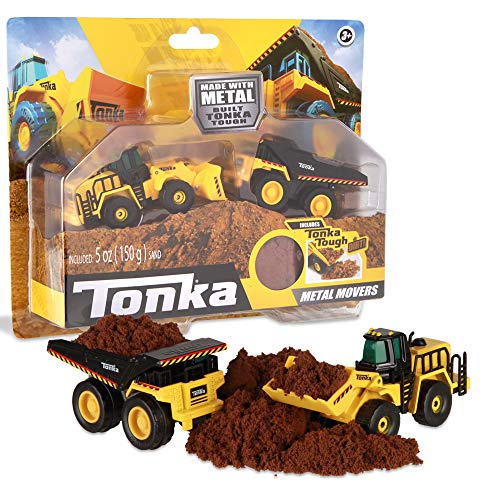 Tonka - Metal Movers Combo Pack - Mighty Dump Truck & Front Loader