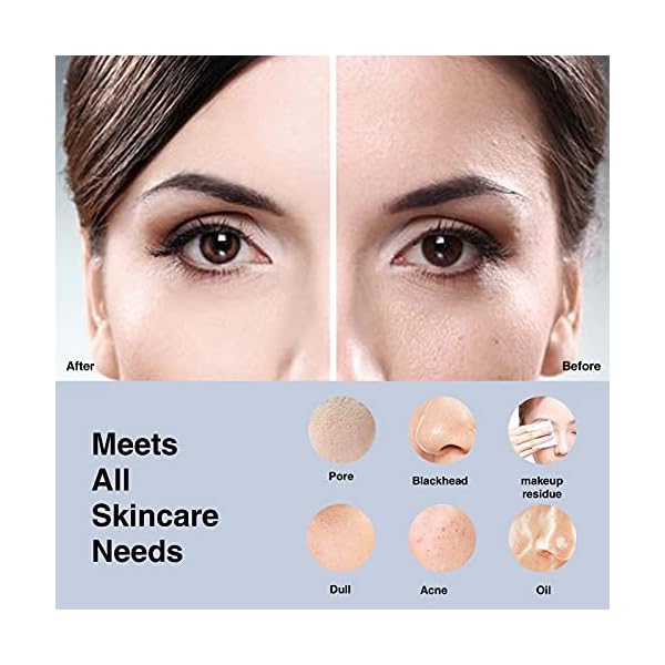 Sonic-Facial-Cleansing-Brush-Waterproof-Face-Scrub-Brush-for-Men-Women-Rechargeable-Face-Brushes-for-Cleansing-and-Exfoliating-Electric-Face-Scrubber-Cleanser-Brush-Blue NÃ¥graCoola CLIE Facial Cleansing Brush, Waterproof and Rechargeable Face Scrub Brush for Men & Women, Cleansing, Exfoliating and Massaging, Electric Face Scrubber - Blue