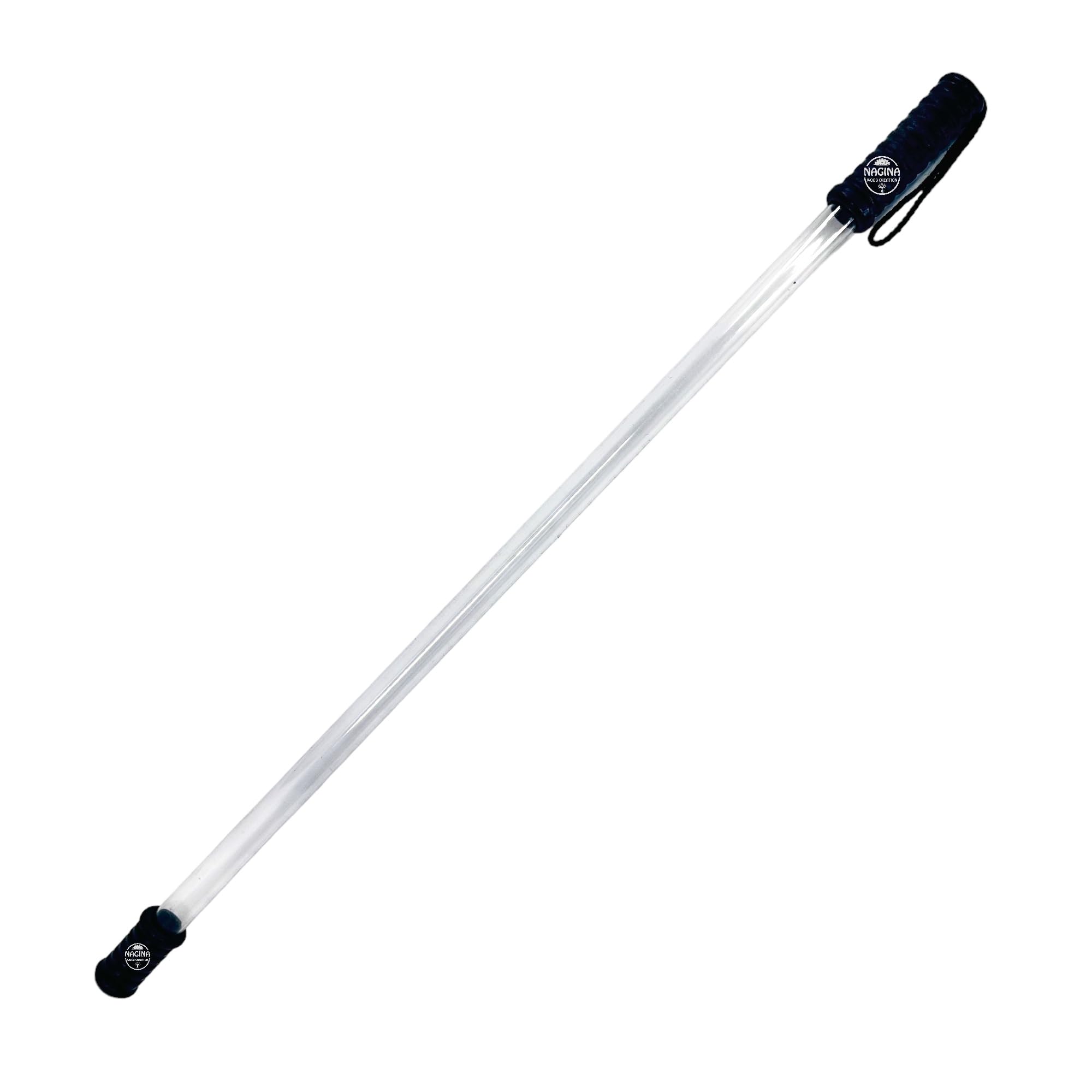 Nagina Wood Creation Polycarbonate Security Stick High Impact Resistance, Durable, Light Weight, Scratch Proof, Anti Slip Bottom Size 24 inch-image-24