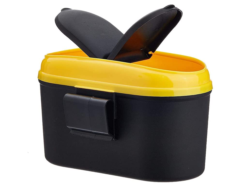 Auto E-Shopping Plastic Flip Top Car Trash Bin Dustbin Multi Color Universal Model for All Cars 1 Piece-image-10