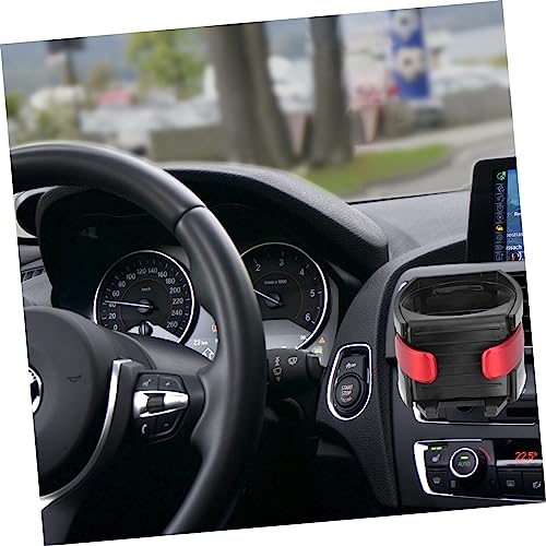 Portavasos y soporte para celular para ventilación de auto negro miniatura 2