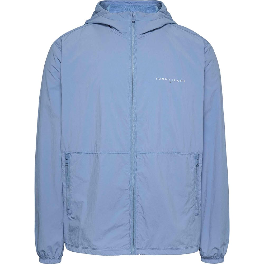 Tommy Jeans Mens Tjm Ext Dm0dm21393 Windbreaker Jacket, Blue (Colorado Blue), L UK
