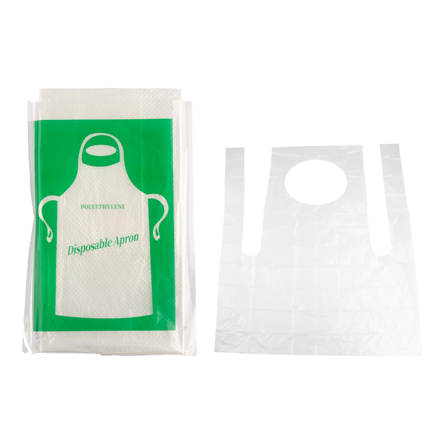 Tabanzhe Disposable Aprons-25PCS Plastic Apron Waterproof Oil Proof Catering Bibs for Children Clear Kids Disposable Aprons for Painting Dining Kitchen Cooking