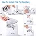 isYoung Cat Fountain LED Pet Water Fountain Ultra Quiet Automatic Pet Water Dispenser with Adjustable Water Flow and Activated Carbon Filter for Dogs, Cats, Birds and Small Animals (White)