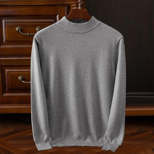 Men's Fashion Casual Pullover Sweater Winter Warm Solid Knitted Sweaters Comforable Daily Work Business Tops2
