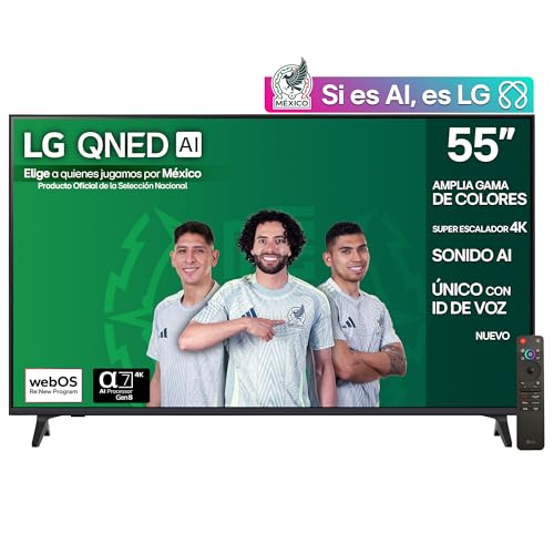 Recopilación de lg 43 4k que puedes comprar esta semana. 48 LG Pantalla 55 Pulgadas QNED AI QNED73 4K Smart TV webOS 2025
