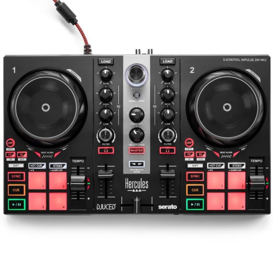 Hercules DJControl Inpulse 200 MK2 - Controlador DJ