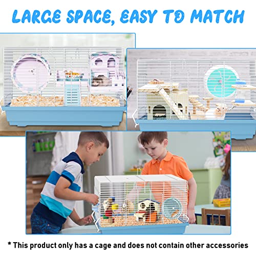 Hamster Cage,for Small Animals Like Hamsters, Gerbils, mice, Rats, Small Guinea Pigs, Rabbits, Chinchillas.