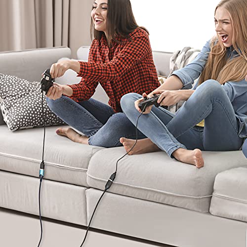 Image of USB 3.0 Extension Cable,[2Pack] 2FT High Speed Extension Cable USB Male to Female Extension Cord for Playstation /Xbox /Flash Drive /Card Reader /Hard Drive /Keyboard /Printer /Scanner(Dark Blue, 2Pack 2FT)