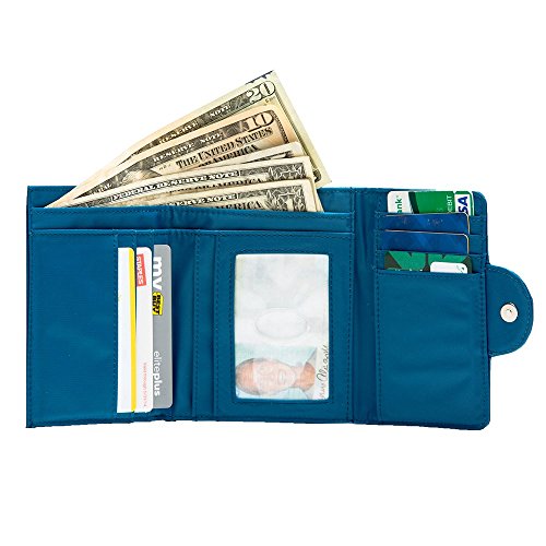 Image of Big Skinny Women's Trixie Tri-Fold Slim Wallet, Holds Up to 30 Cards