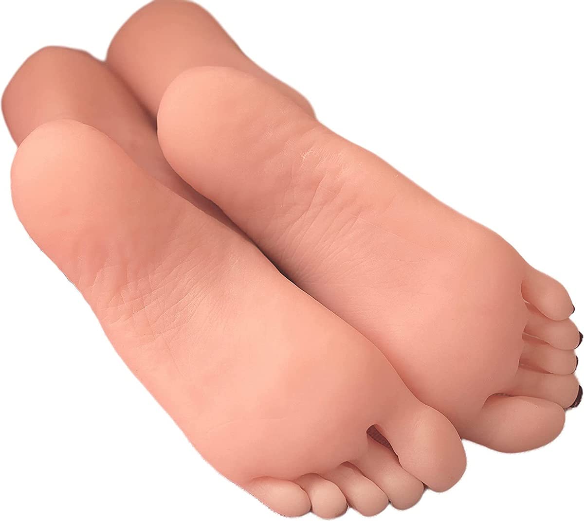 Amazon.co.jp: 足フェチ シリコン 足 足模型 実物大リアル 女性 触り