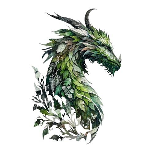 Benziso Dragon Metal Wall Art Medieval Decor Fantasy Decorations (colorful-1)