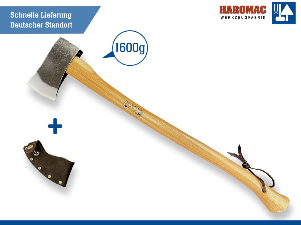 Prandi Yankee Axt 1600 g mit Hickory-Stiel