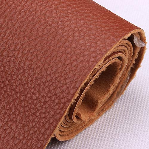 Cuir synthétique grainé marron de qualité supérieure pour meubles
