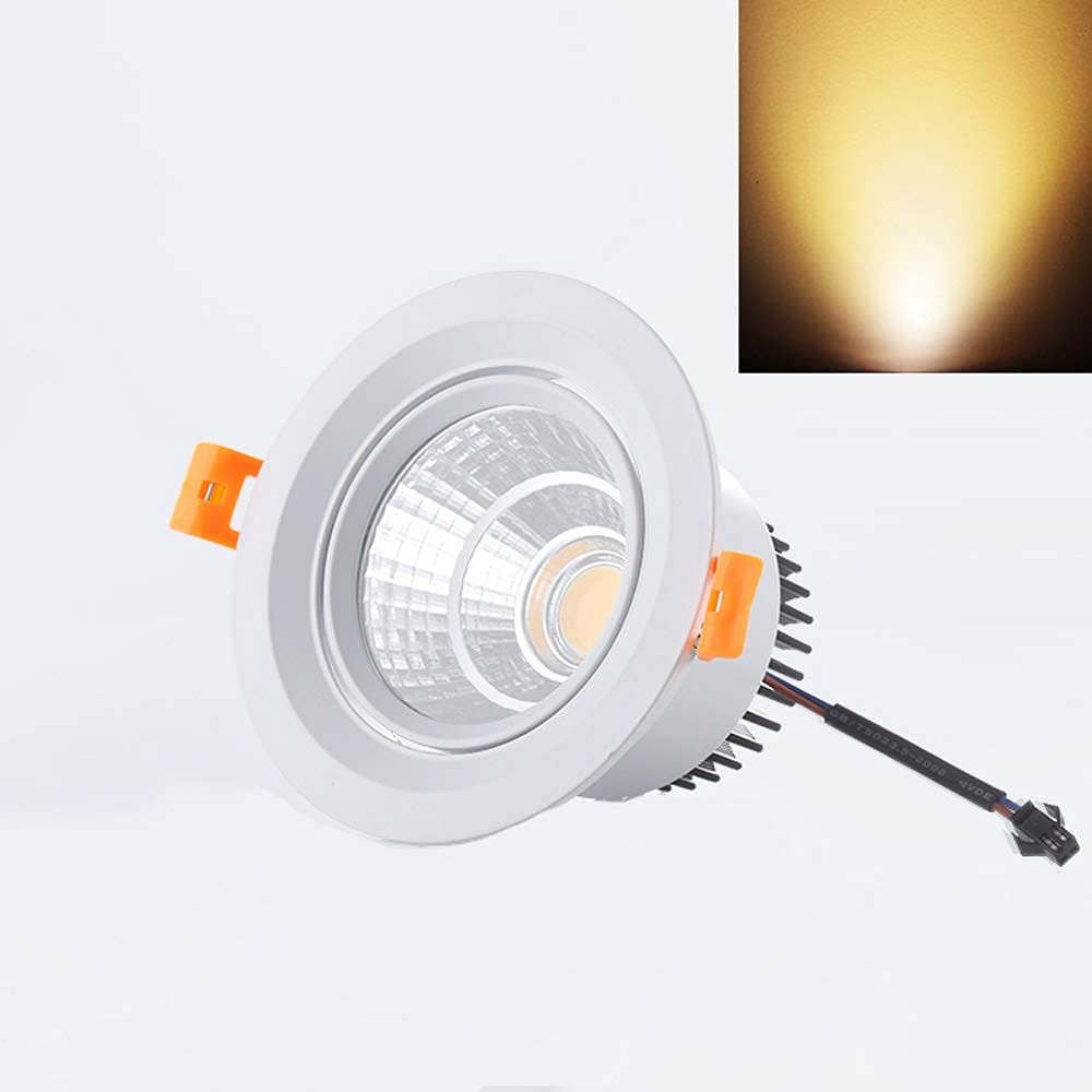 Spotlight 10W encastré avec spot orientable à 180 degrés pour l'éclairage de votre salon