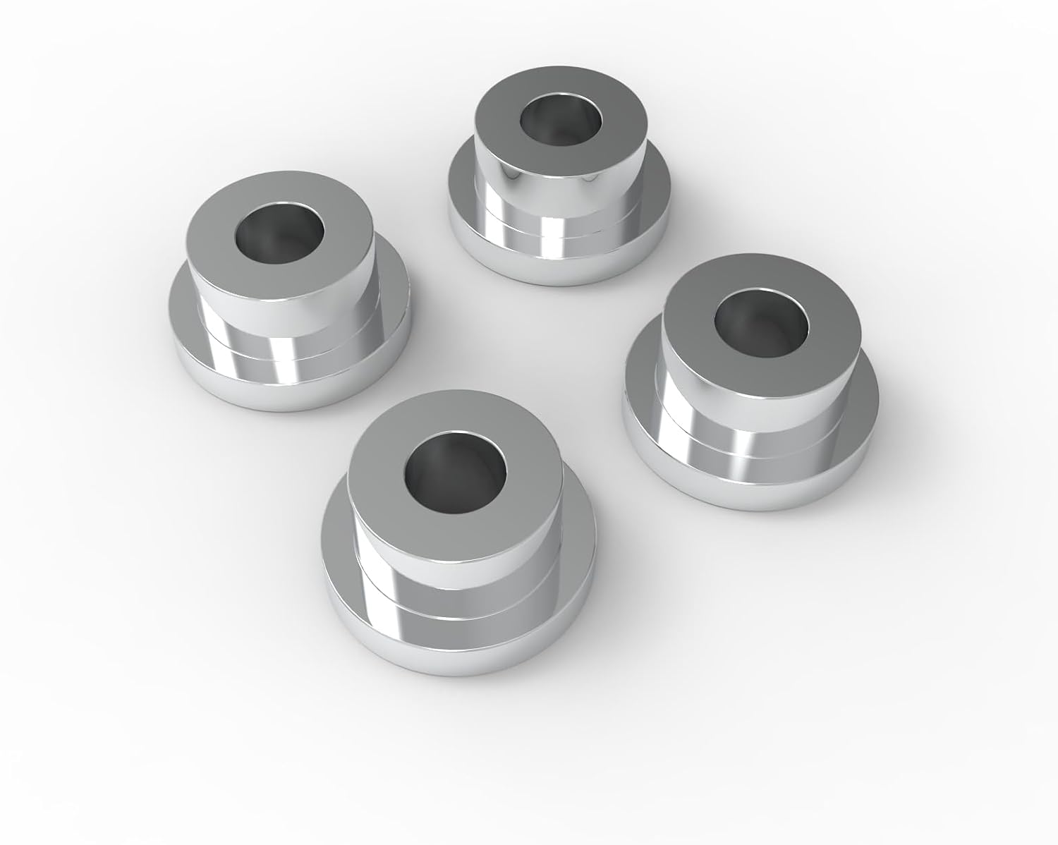 CNC Solid Billet Handlebar Riser Bushings For With Harley Softail, Dyna, Sportster, FXR, FX 1984-2016