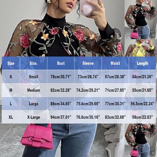 Juniors Boat Neck Lace Tops Blouses for Women Long Sleeve Flower Print Summer Fall Shirts 2025 Fashion Y2K3