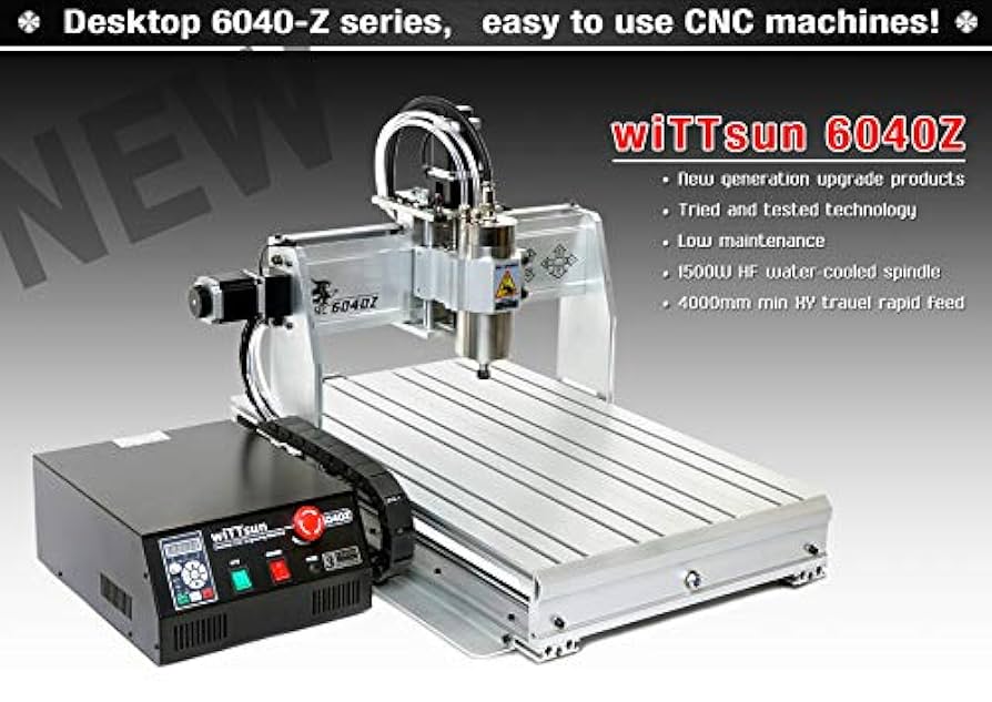 Máquina CNC de 4 eixos 6040 com porta USB de eixo de 2,2 KW