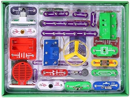 VFENG 335 Circuit Kits for Kids Circuit Experiment Kits Science Kits Electric Circuit Kits With 31 Snap parts Educational Science Kit Toy Boys Girls