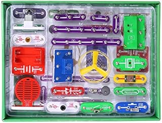 VFENG 335 Circuit Kits for Kids Circuit Experiment Kits Science Kits Electric Circuit Kits With 31 Snap parts Educational Science Kit Toy Boys Girls