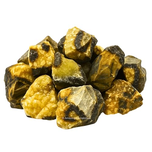 Image of Amazing Gemstone 2 Pieces Septarian Raw Crystals and Healing Stones, Natural Rocks for Tumbling and DIY Raw Stones and Crystals
