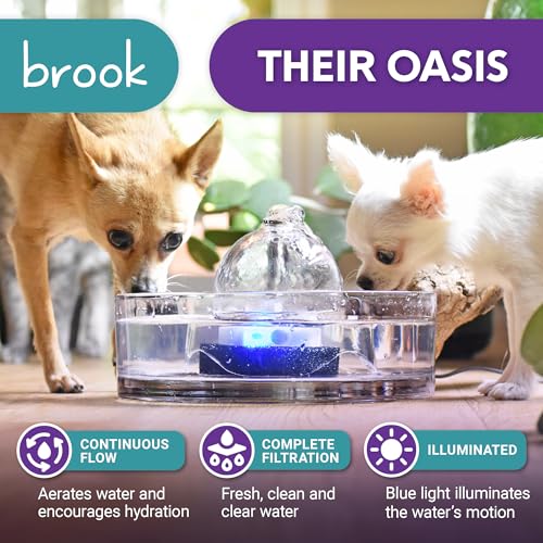 Brook Glass Pet Fountain 90oz — view 2
