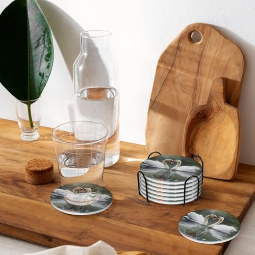 Dessous de verre en céramique pour apéritif réussi et table protégée - 7