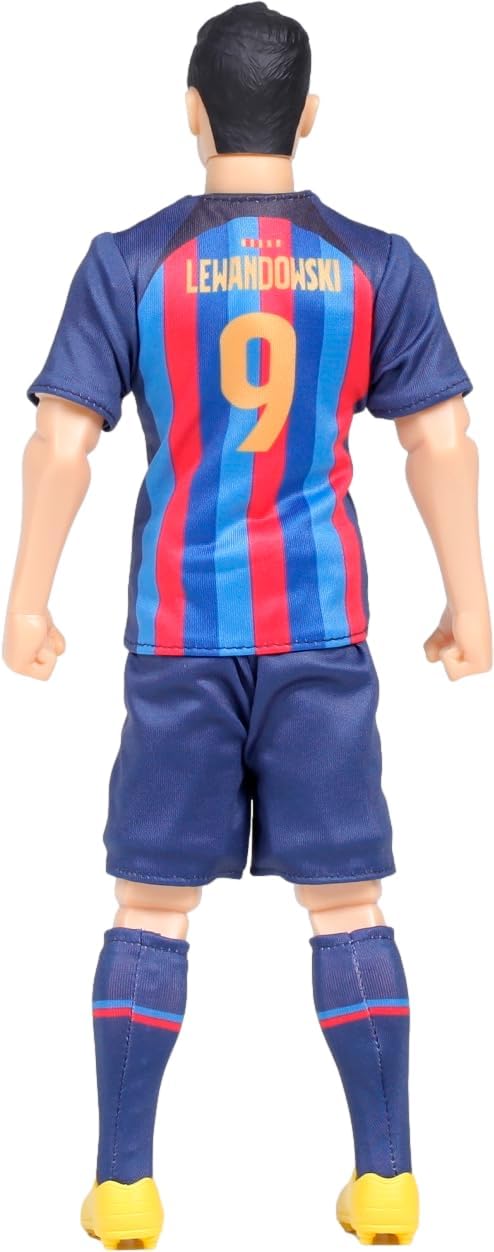 Officially Licensed Soccer Hero's Figurines- Robert Lewandowski-Barcelona, 30cm Tall - Image 2