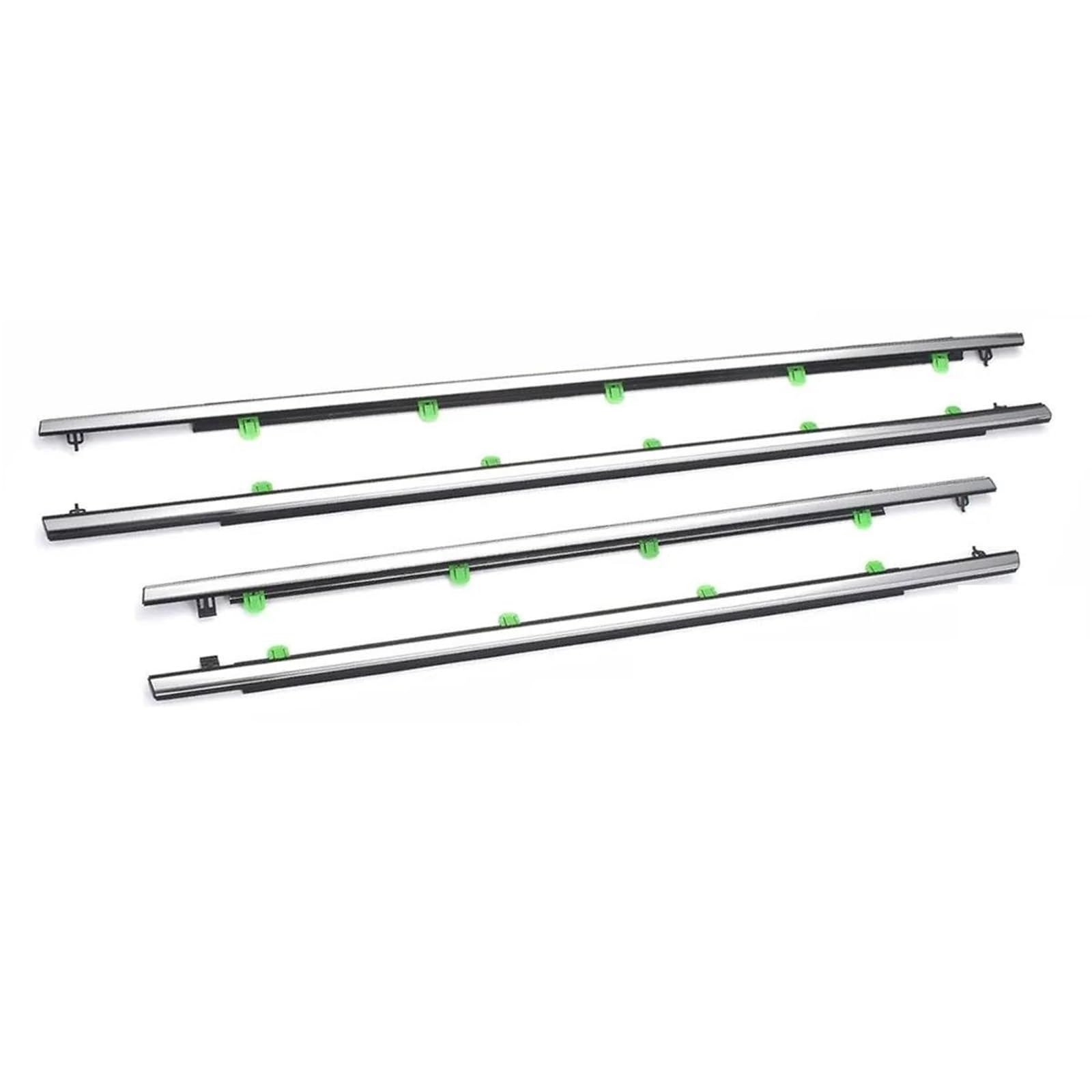 Window Weatherstrip for CRV for CR-V 2007-2011 Chrome Rubber Door Moulding Trim Outer Glass Seal Belts Rubber
