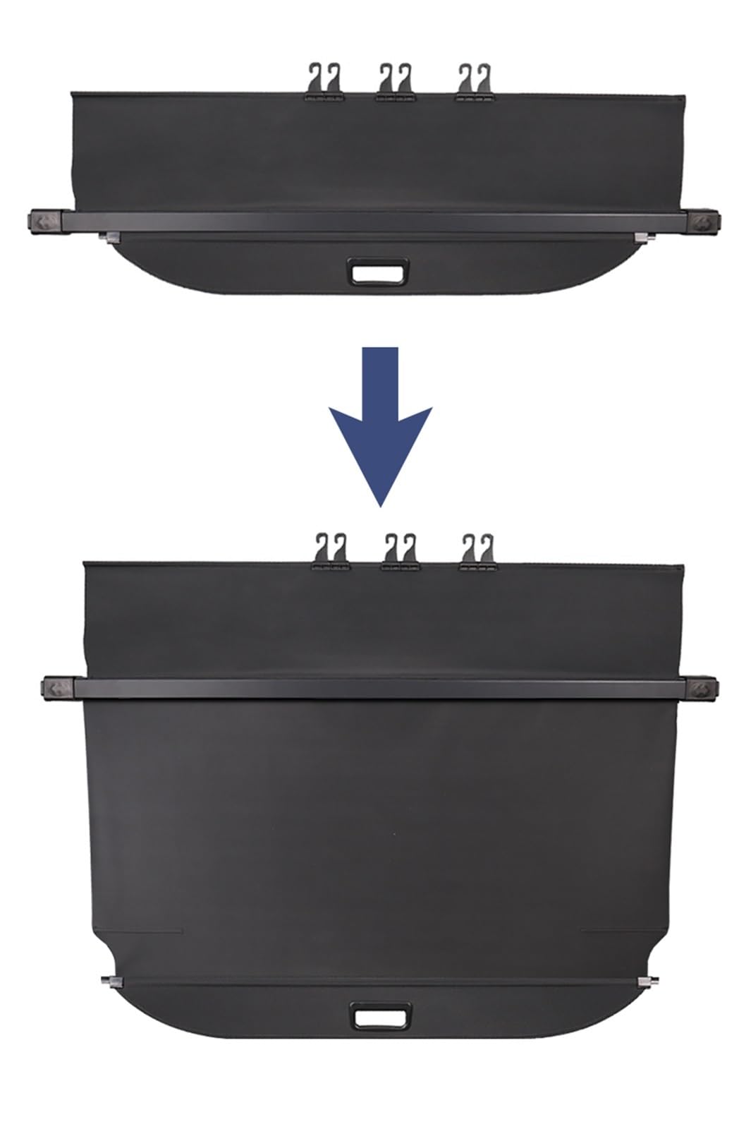 Versenkbare Trunk Cargo Abdeckung Für Mitsubishi Für Outlander 2023 + Paket Rack Schild Privatsphäre Auto Dekorative Zubehör Gepäckraumabdeckung