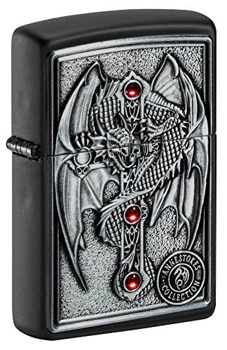 Zippo Anne Stokes Gothic Guardian Emblem Encendedor de Bolsillo miniatura 1