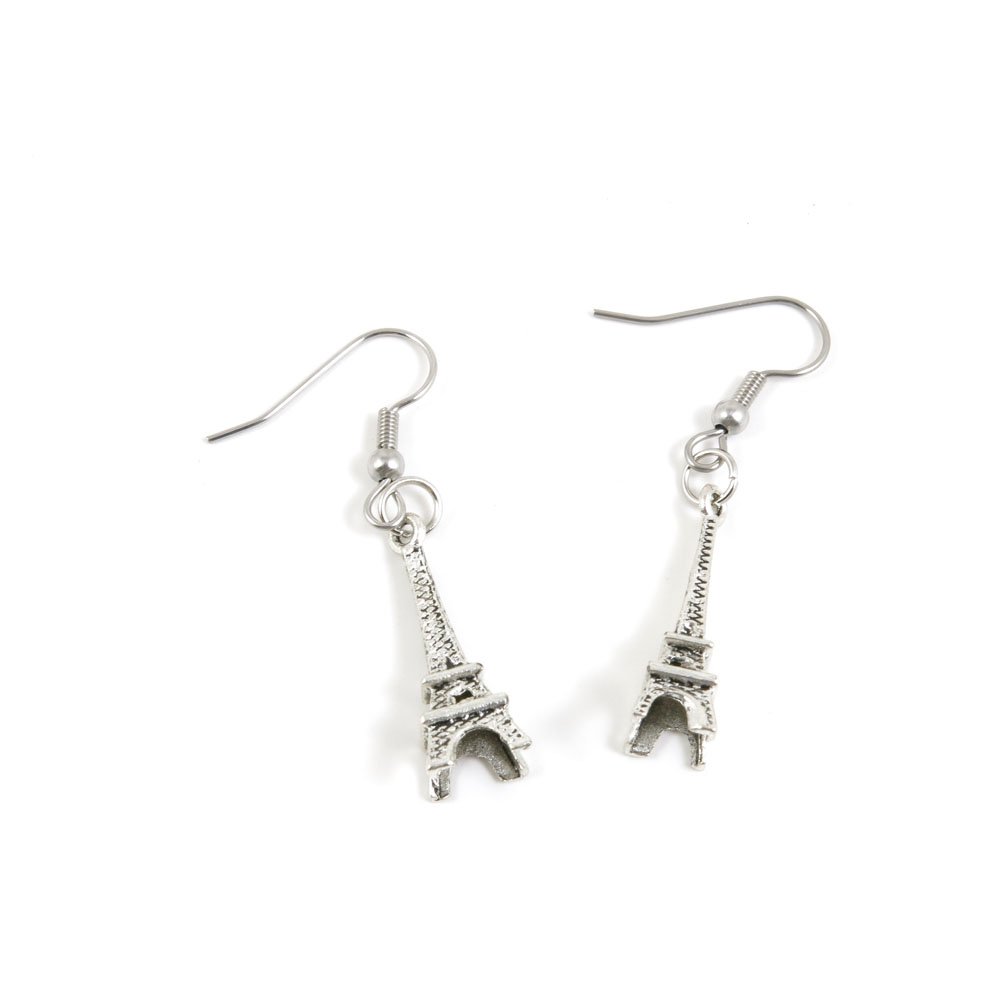 Boucle D'oreille Ancienne En Argent - Antiquités - Occasion