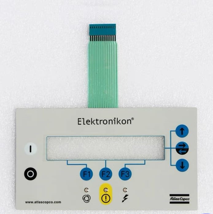 FIT Air compressor controller panel film 1900070125 Membrane Keypad Overlay Film