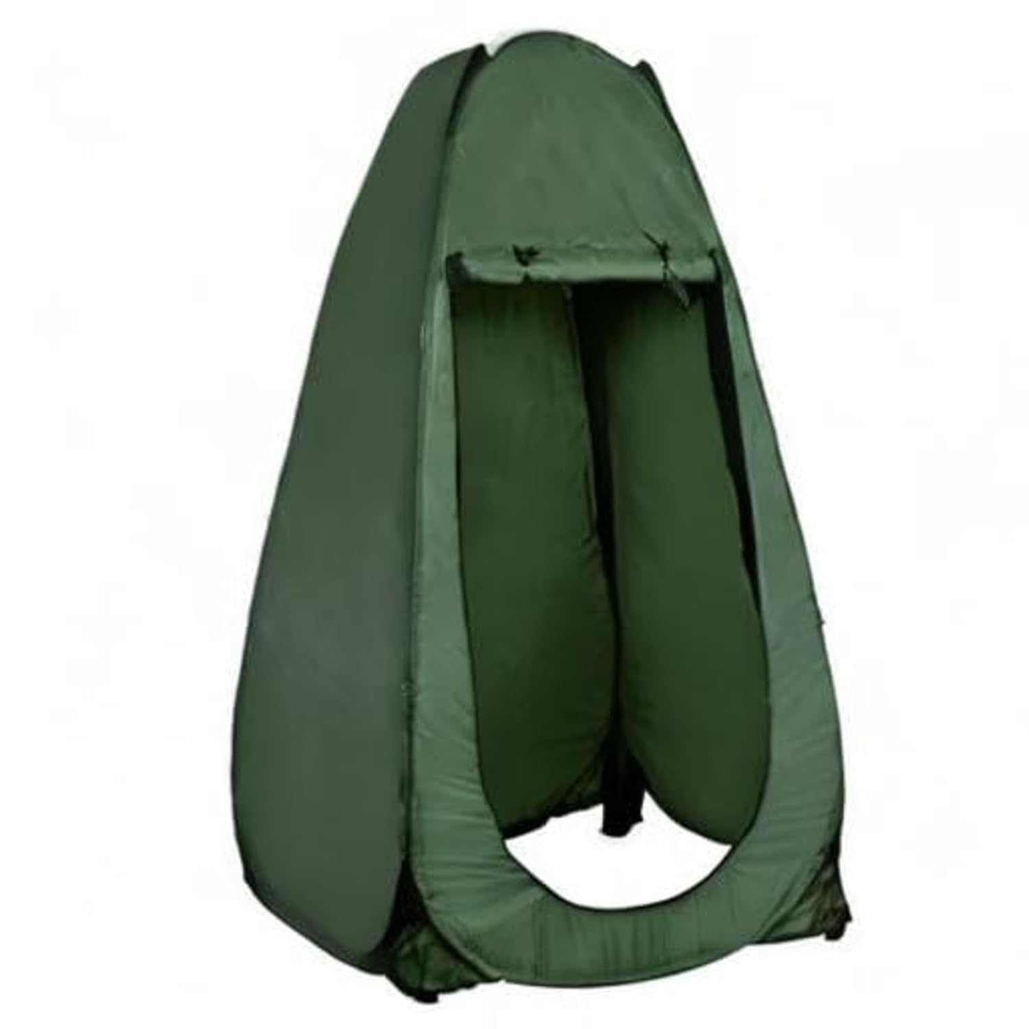Portable Pop Up Shower Tent for Camping, Changing Room & Toilet Privacy Shelter | Waterproof Outdoor Dressing Tent for Beach, Hiking, Fishing, Travel & Emergency Privacy (Green)-image-15