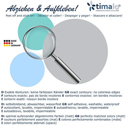 Timalo® 73078, 120 adesivi da parete, per