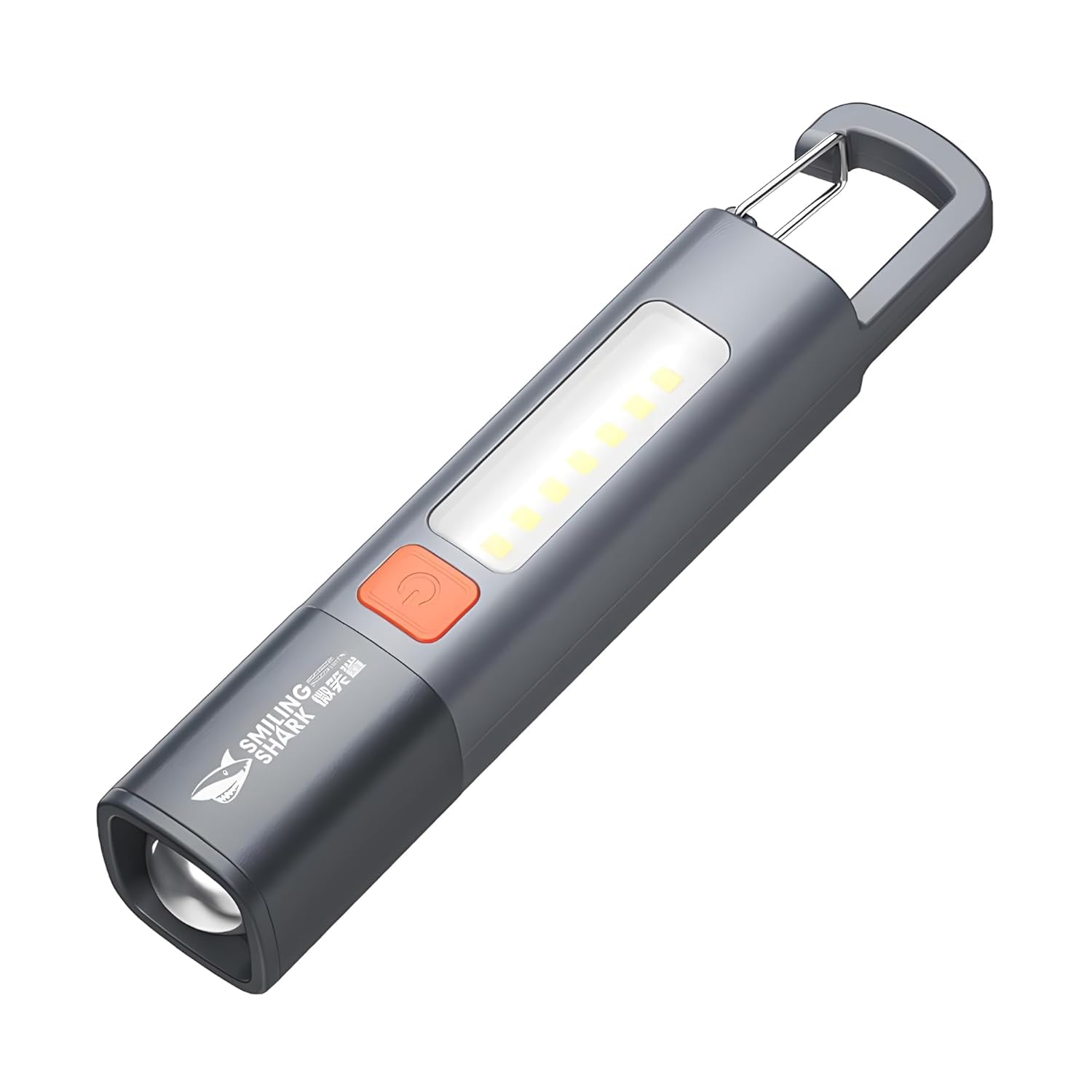 sunnifa 1200mah portable torch led work light, cob side g1 flash light, 3 modes zoomable focus white waterproof powerful super bright edc, outdoor emergency, mini-rechargeable, camping flashlight