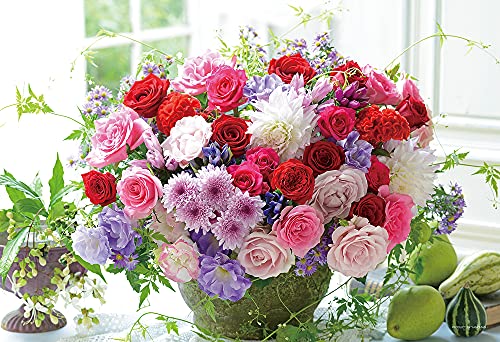 Jigsaw Puzzle Brilliant Flower Compact Piece 500 Pieces (26x38cm