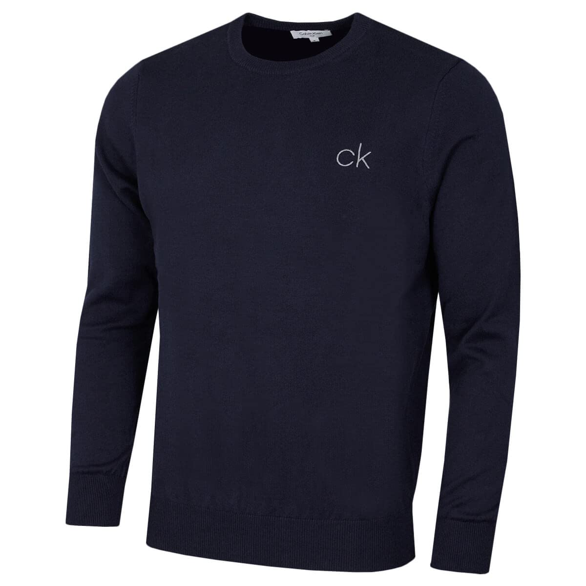 Calvin Klein Men's Navy Round Neck Sweater - Xxxxl