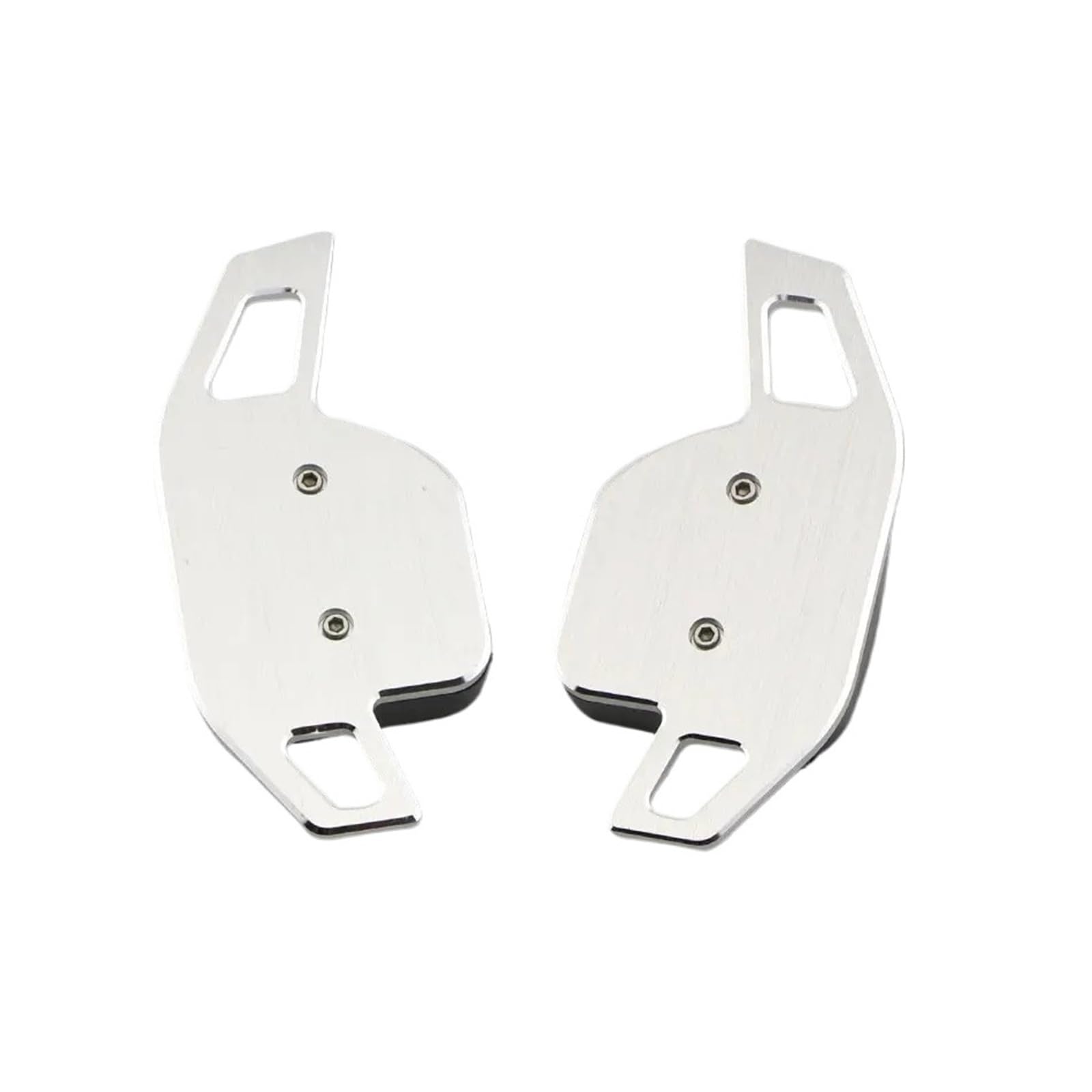 Xzcvtyw Silver For Audi For A3 S3 A4 S4 B8 A5 S5 A6 S6 A8 R8 Q5 Q7 Tt Car Steering Wheel Paddle Decoration Paddles Shifters(Silver)