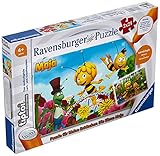 Ravensburger tiptoi Spiel 00047 Puzzle für kleine Entdecker: Die Biene Maja - 2x24 Teile Kinderpuzzle ab 4 Jahren, für Jungen und Mädchen, 1 Spieler