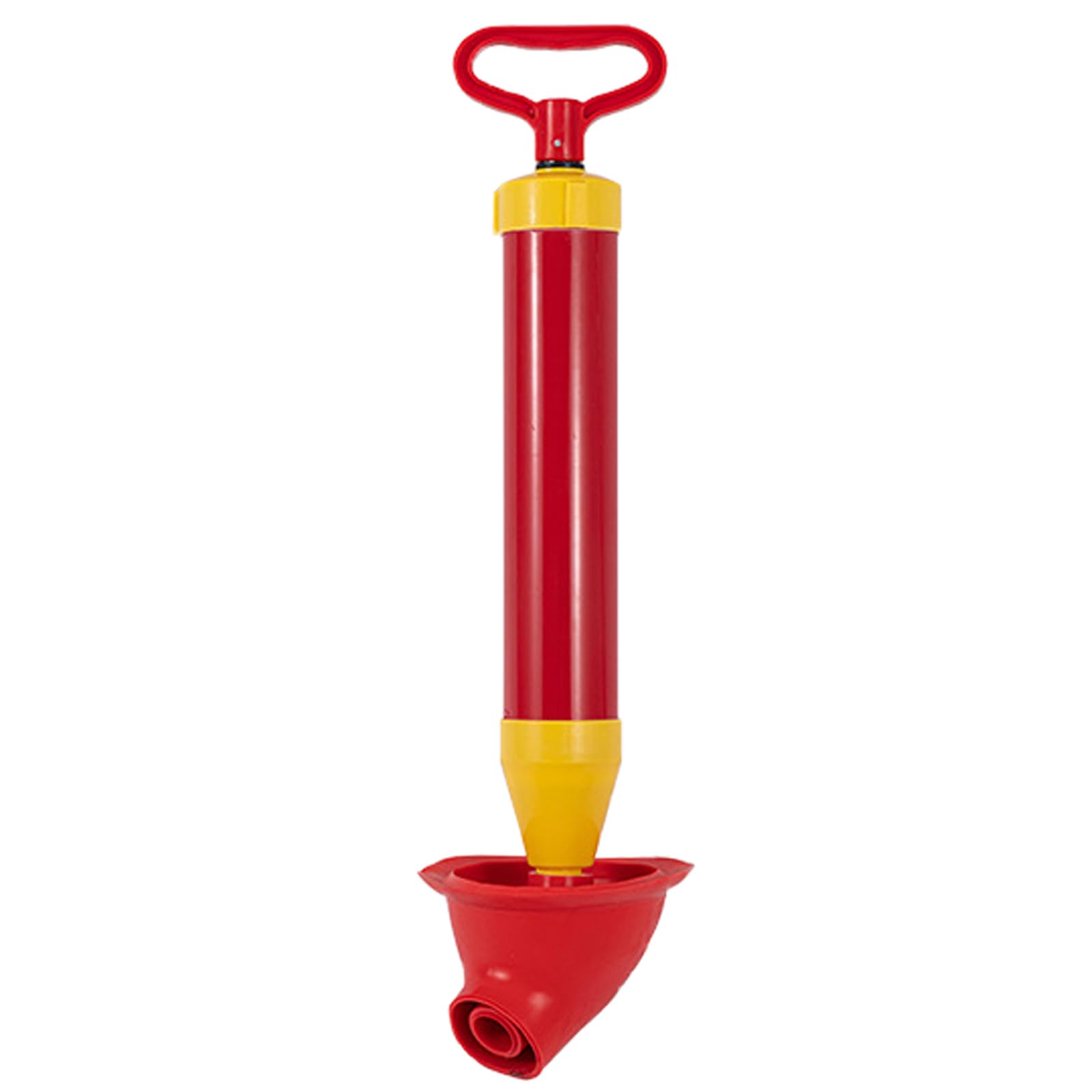 GUOYOU Drain Plunger Quick Cleaning Plunger Sink Unblocker Drain Unblocker Sewer Dredge Cleaning Tool for Kitchen Bathtub Shower Removing Pipe Blockages in The Siphon and Drains Area（Red）