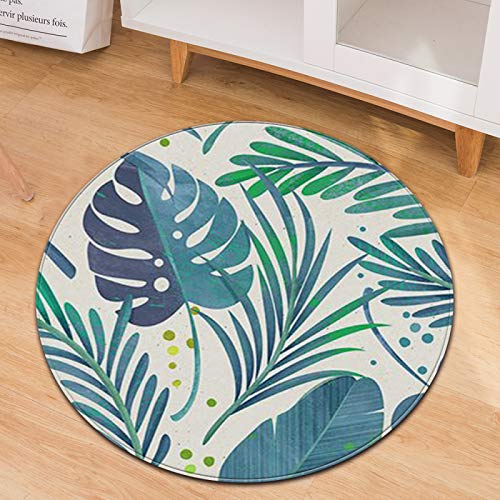 Tapis Rond De Feuille Coussin De Chaise D'Ordinateur À La Maison Coussin De Siège De Bureau Tapis D'Entrée Matériau Antidérapant Et Résistant À l'usure Cover