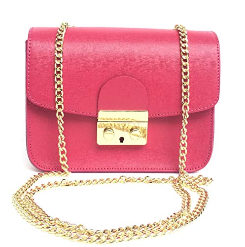 Sac porté épaule en cuir véritable italien modèle NANTES avec bandoulière