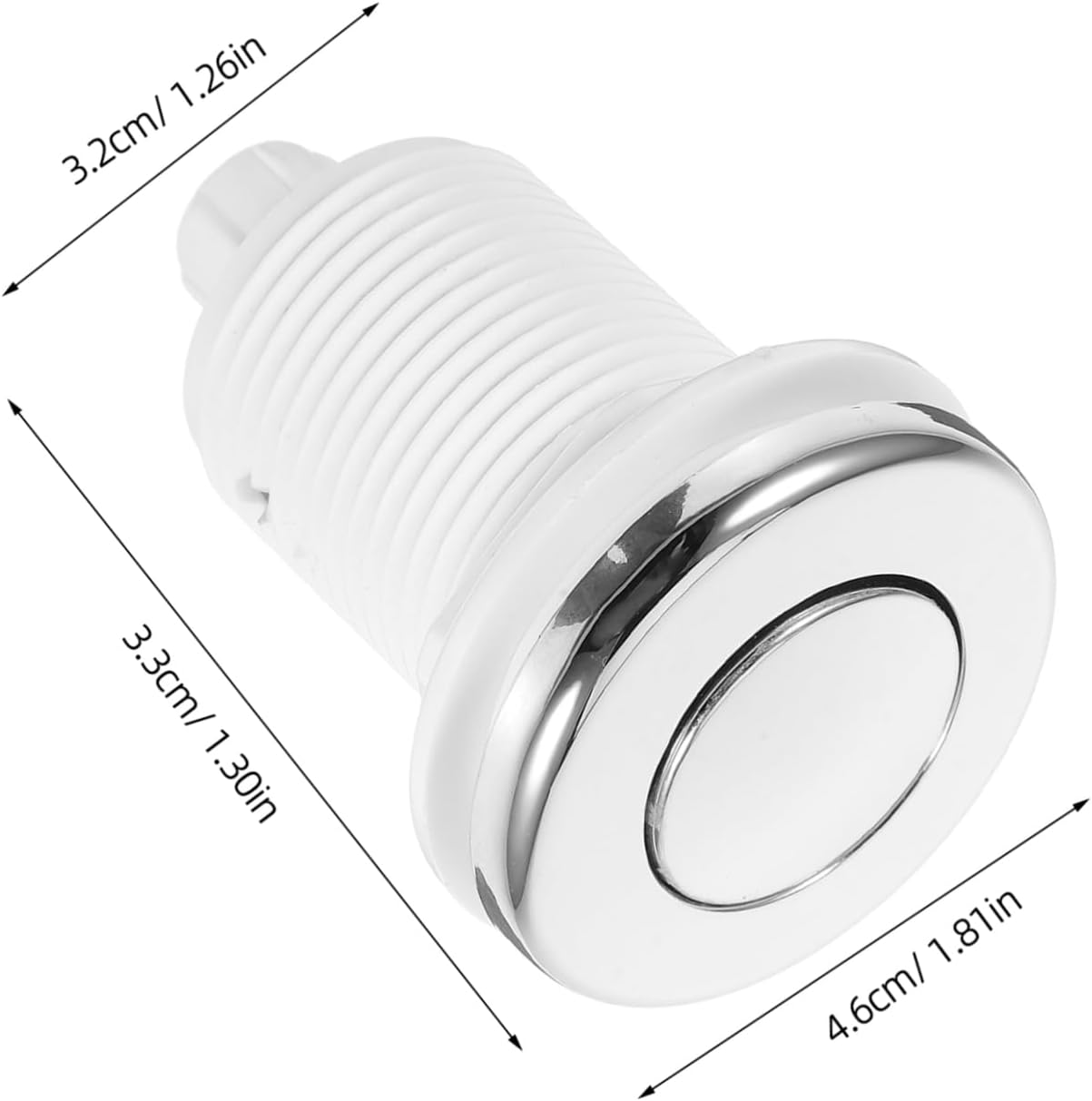 Air Pressure Switch for Garbage Disposal Easy to Install Pneumatic Push Button for Kitchen Sink Reliable Durable Garbage Disposal Switch Part
