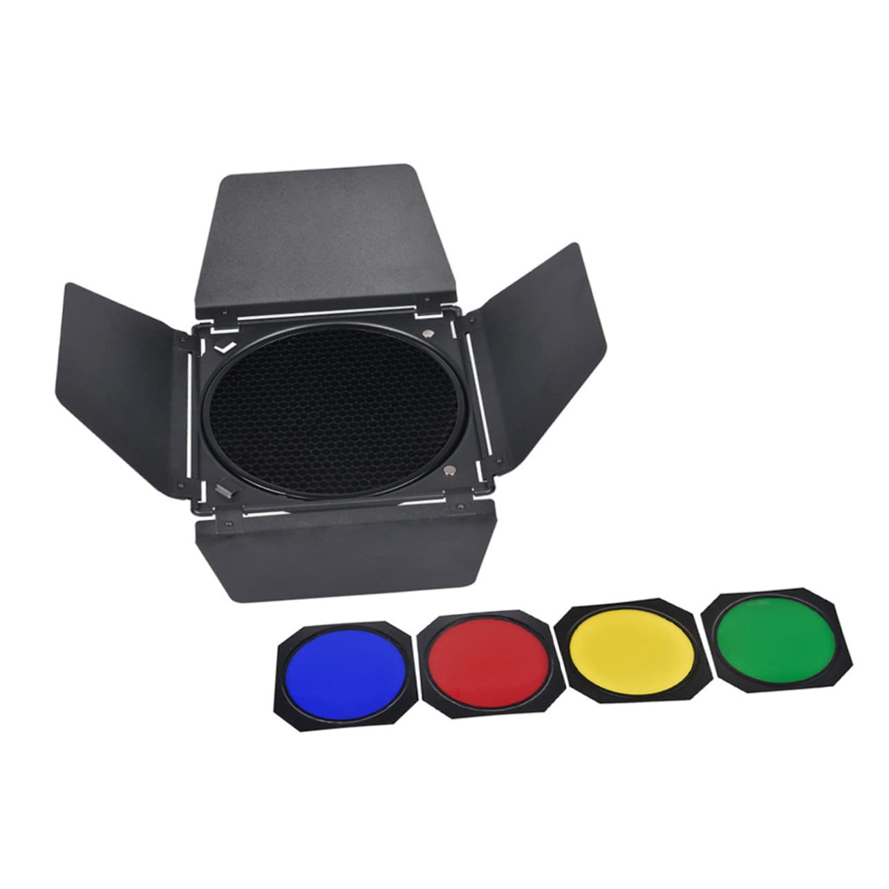 BRIGHTFUFU Photographic Barrier 1 Set Honeycomb Cover Filter Reflective Shade for Professional Use