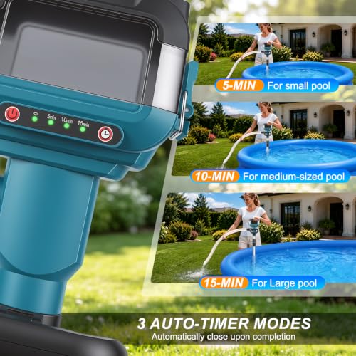 Image of Takuoo 2-IN-1 8 Inch Electric Pole Saw with 21V 2x4.0Ah Battery+ Cordless Stick Water Transfer Pump 800GPH, Bare Tool